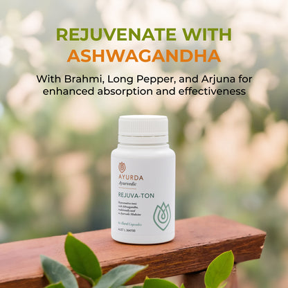 Rejuva-ton High Potency Ashwagandha Blend - 60 Capsules (ARTG Approved)