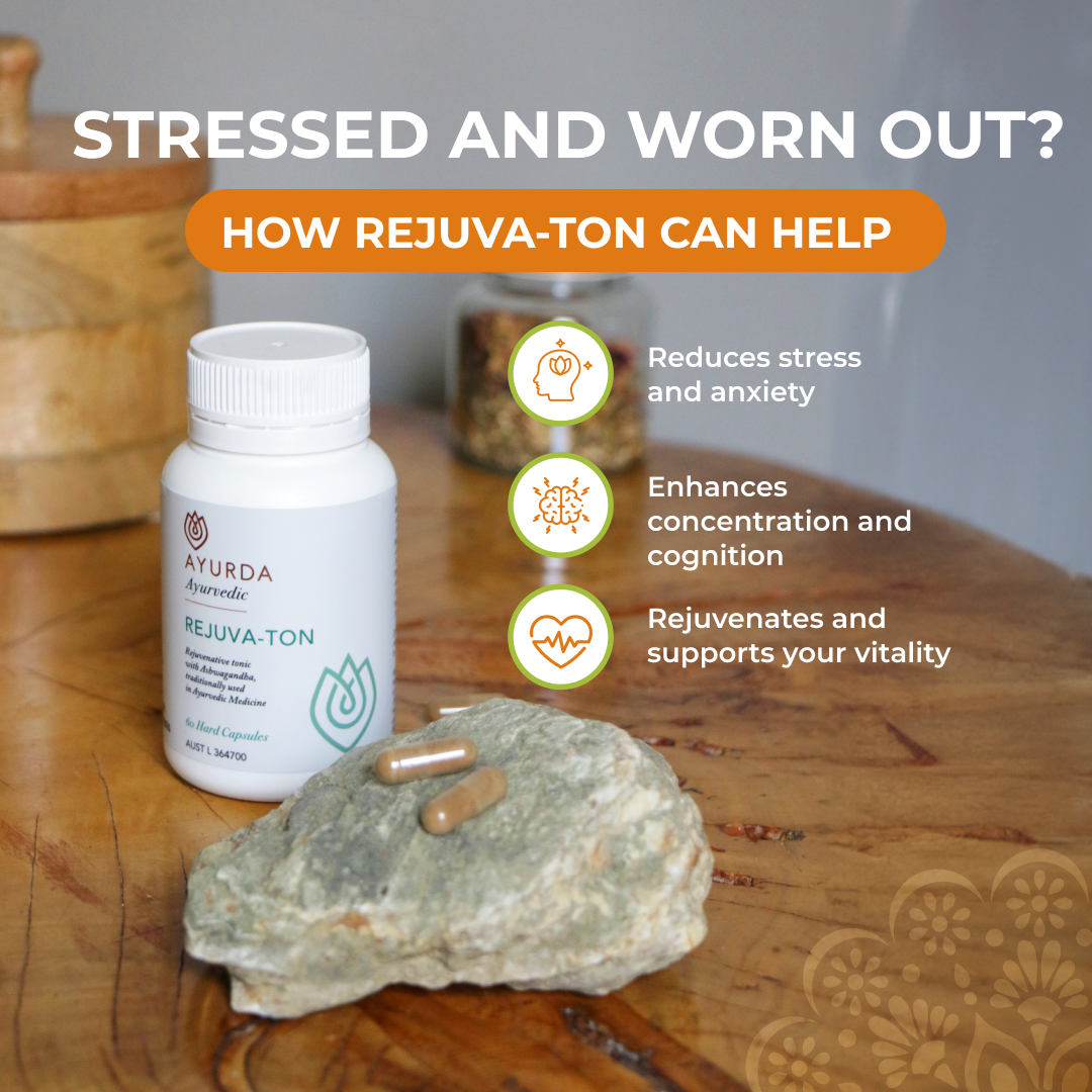 Rejuva-ton High Potency Ashwagandha Blend - 60 Capsules (ARTG Approved)